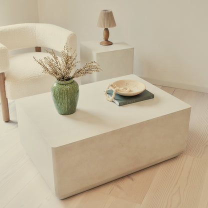 Luciana - Table basse rectangulaire en béton