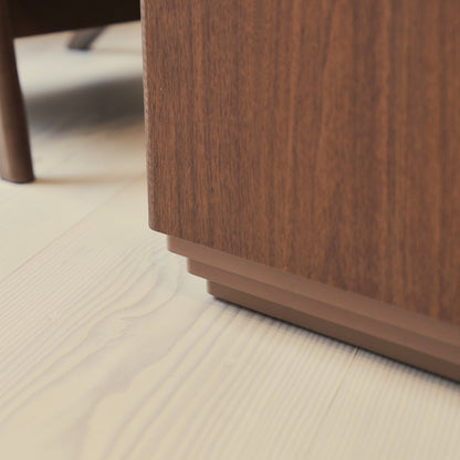 Luciana - Table basse rectangulaire en bois foncé