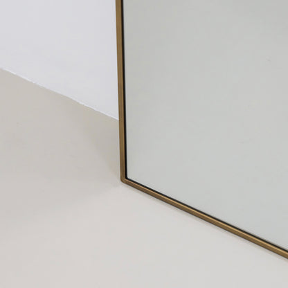 Liberty - Miroir Métallique Arqué Pleine Longueur Or 200cm x 120cm