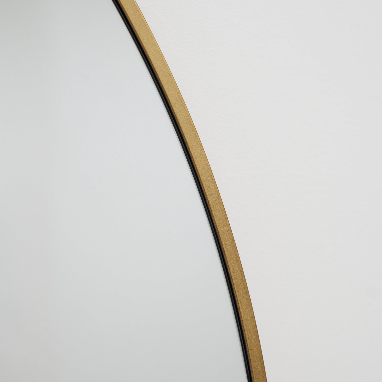 Liberty - Miroir Métallique Arqué Pleine Longueur Or 200cm x 120cm