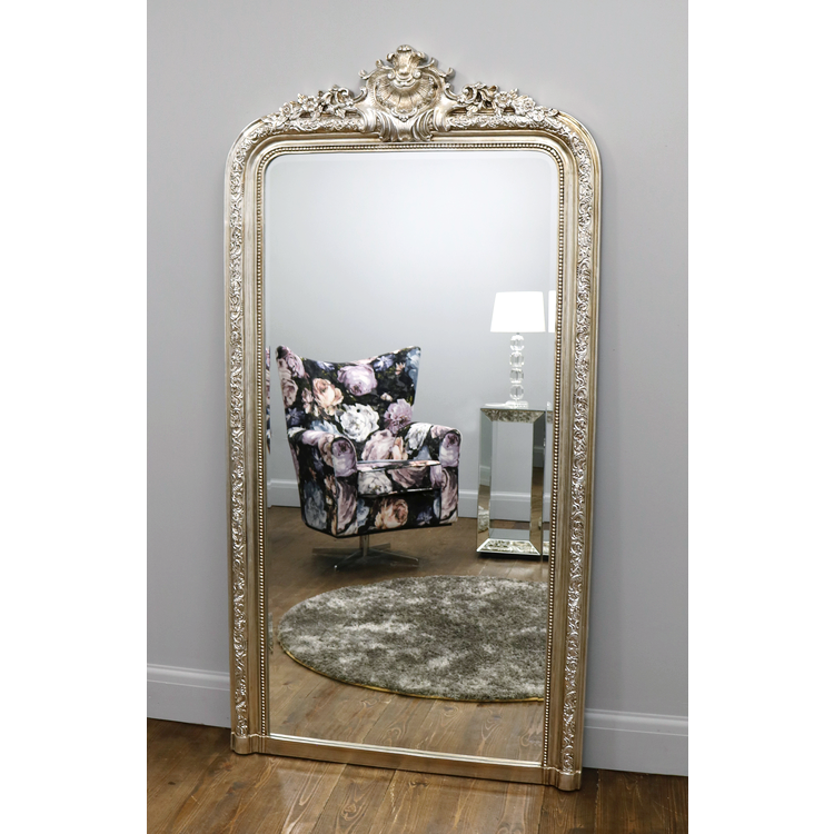 Kensington - Miroir Orné Champagne Pleine Longueur 196cm x 100cm