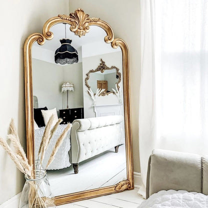 Pelazzo - Miroir Orné Doré Extra Large Pleine Longueur 185cm x 104cm