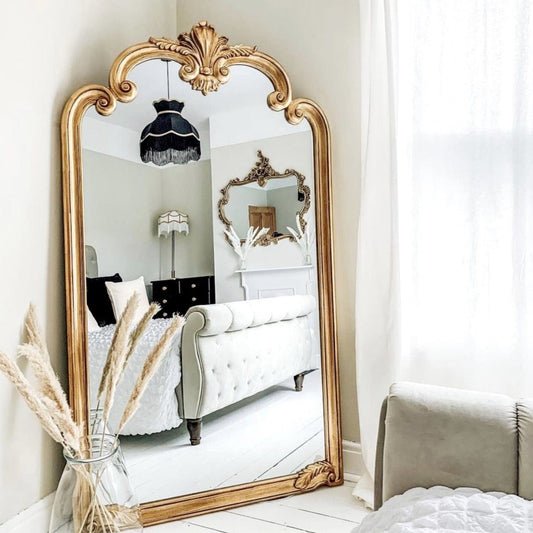 Pelazzo - Miroir Orné Doré Extra Large Pleine Longueur 185cm x 104cm