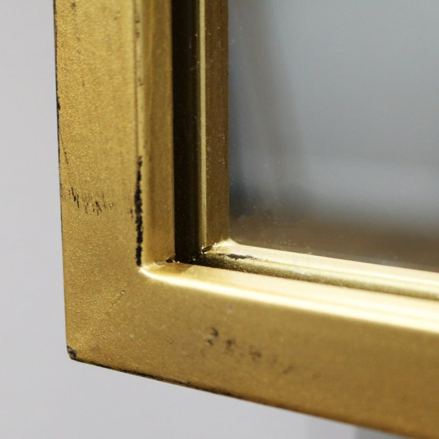 Brooklyn - Grand miroir métal doré 140 cm x 70 cm